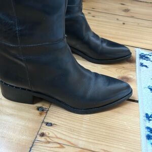 Franco Sarto like-new black boots